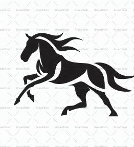 Galoppierendes Pferd